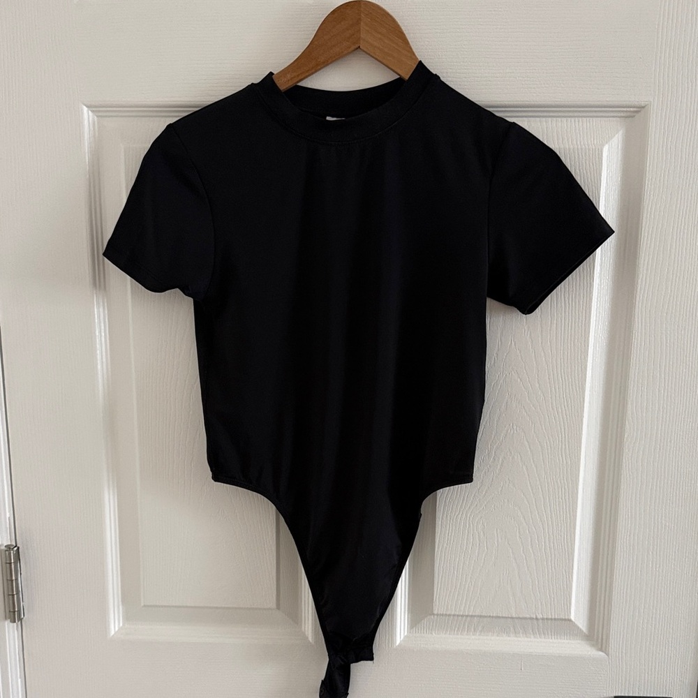 ASOS Black Short Sleeve Bodysuit